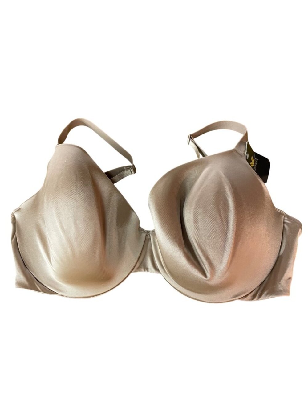 Wacoal Inner Sheen T-Shirt Bra Tan Sz 40DDD Underwire